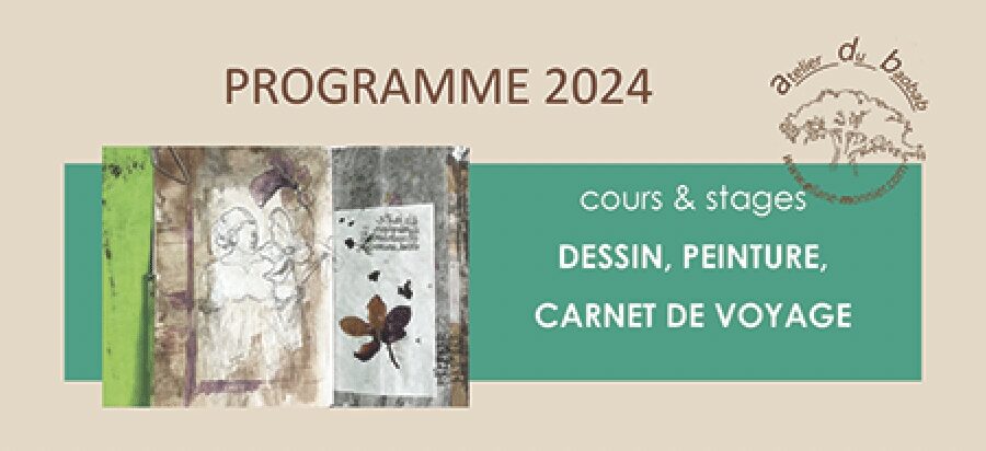 cours, stage de dessin, peinture et carnet de voyage.