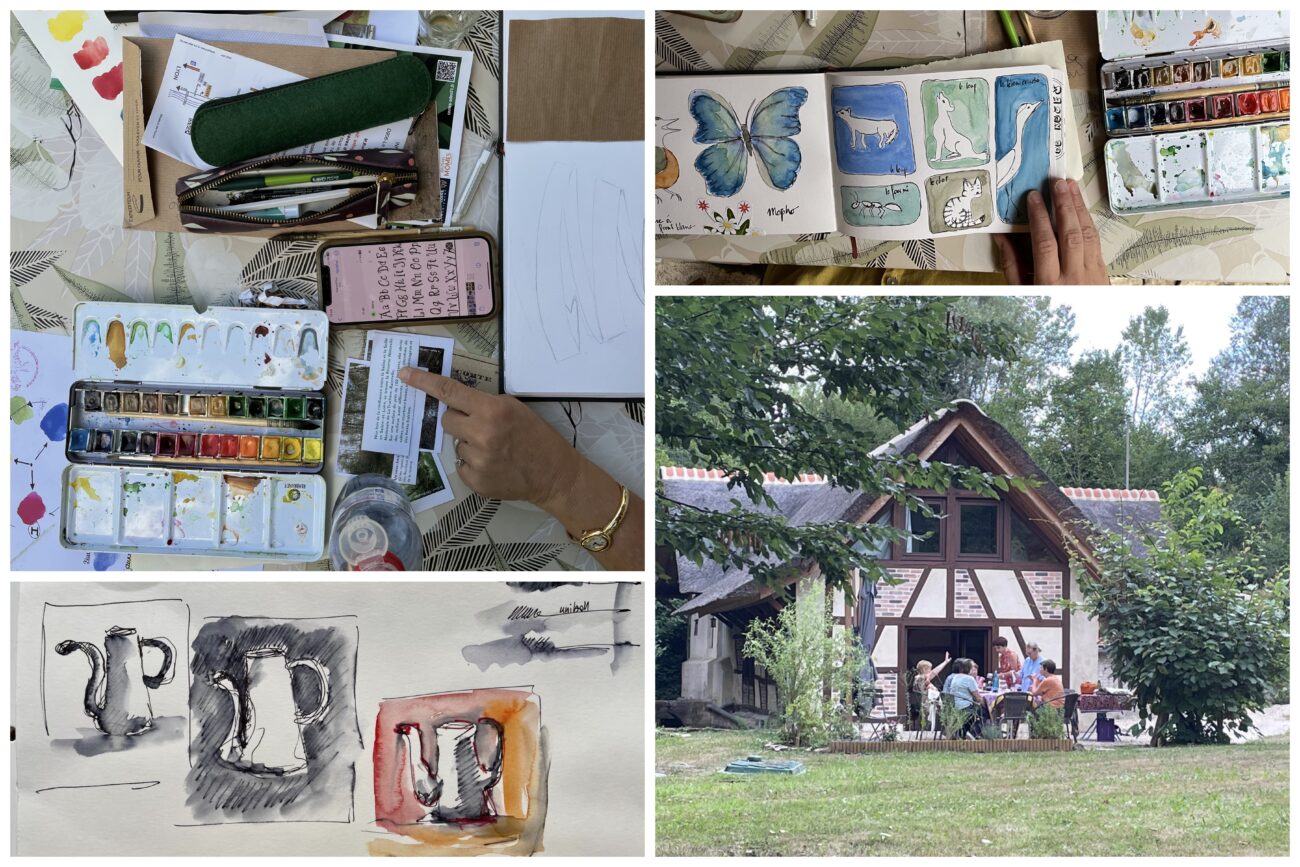 Stage carnet de voyage en Bourgogne du Sud