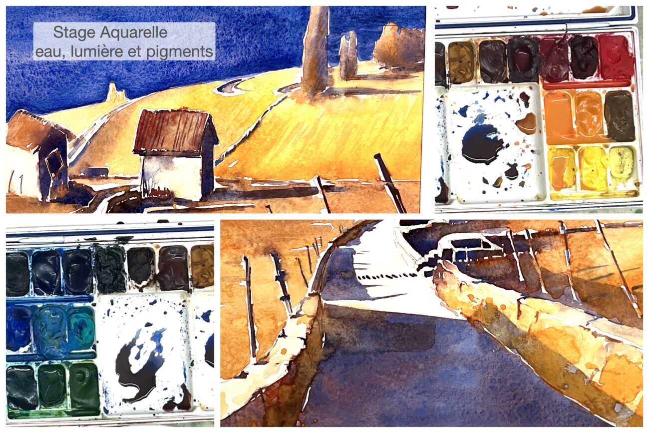 Stage aquarelle – eau, lumière et pigments